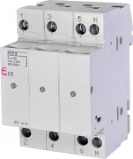 Siguranță pcf 8 3p+n led