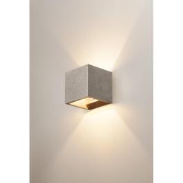 SOLID CUBE,negru gresie,25Wlampa de perete, QT14