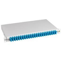 Splicebox FO, 48 Fibre, SC, 9/125µm OS2, 19", 1U, Class C