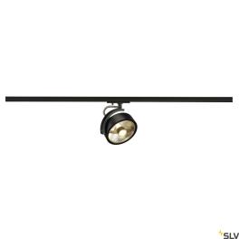 Spot șină KALU TRACK QPAR111, negru, incl. 1-ph adaptor