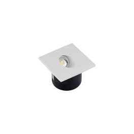 SPOT LED STEPLIGHT 3W 3000K ALB CALD
