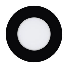 Spot încastrat LED-CCT Ø85 negru 'FUEVA'