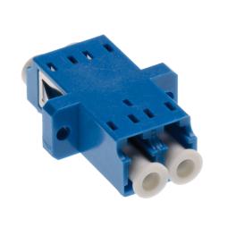 Standard LC-Duplex Coupling SM Polymer Ceramic case blue