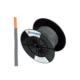 Tambur cu 200m conductor H07V-U 2,5 gri