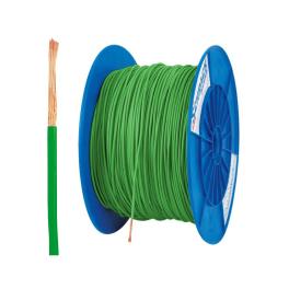 Tambur cu 300m conductor H05V-K 0,75 verde