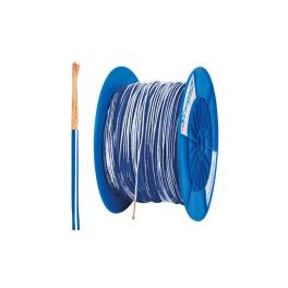 Tambur cu 300m conductor H07V-K 1,5 albastru/alb
