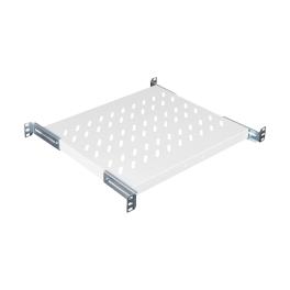 Tavă fixă 19”, 1U, 50kg sarcină, D=570, fixare 4 puncte
