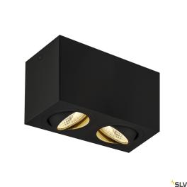TRILEDO Double, LED Indoor ceiling light, black, 3000K, 16W