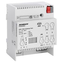 Twin Gateway KNX/DALI, pt.max. 2 x 64 DALI-EVG