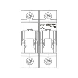 TYTAN, 2-pole, 63A, D02 + fuse monitoring, 24-60VDC