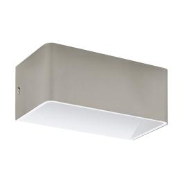 Wall luminaire "Sania 3" 10W 3000K nickel-matt/white IP20
