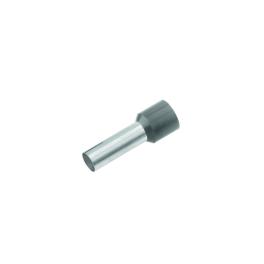 Wire ferrule isolated, 0,75mm², L1=10mm, grey
