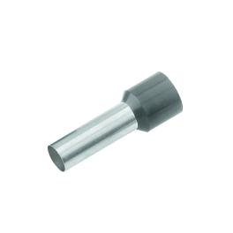 Wire ferrule isolated, 4mm², L1= 18mm, grey