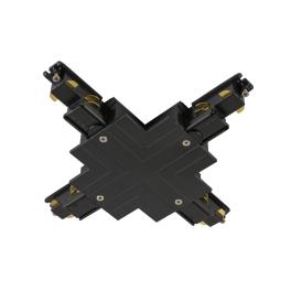 X-connector  S-TRACK 3-phase-încastrata șină ,IP20,negru