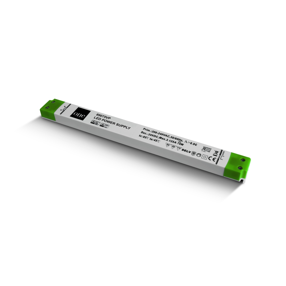 89075VL LED DRIVER 24V, 75W, IP20, 230V, Constant voltage