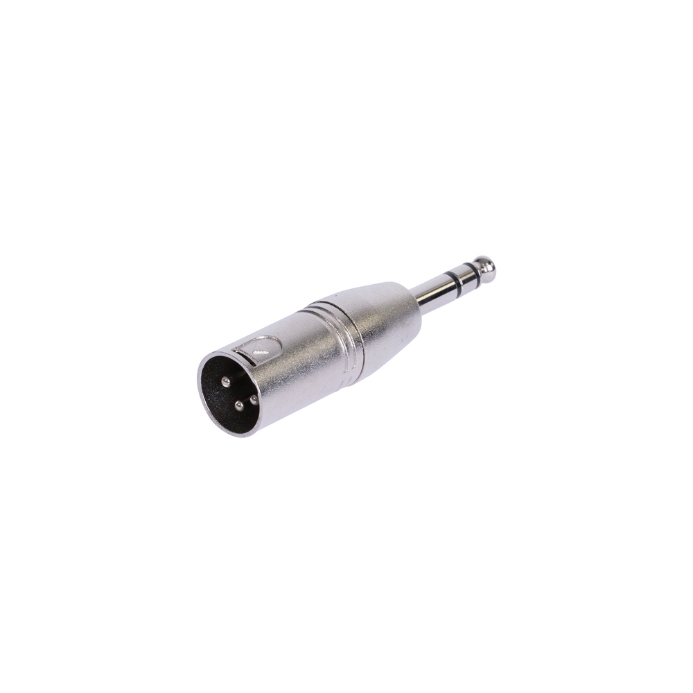 ADAPTOR XLR TATA - JACK 6.35 TATA STEREO METAL