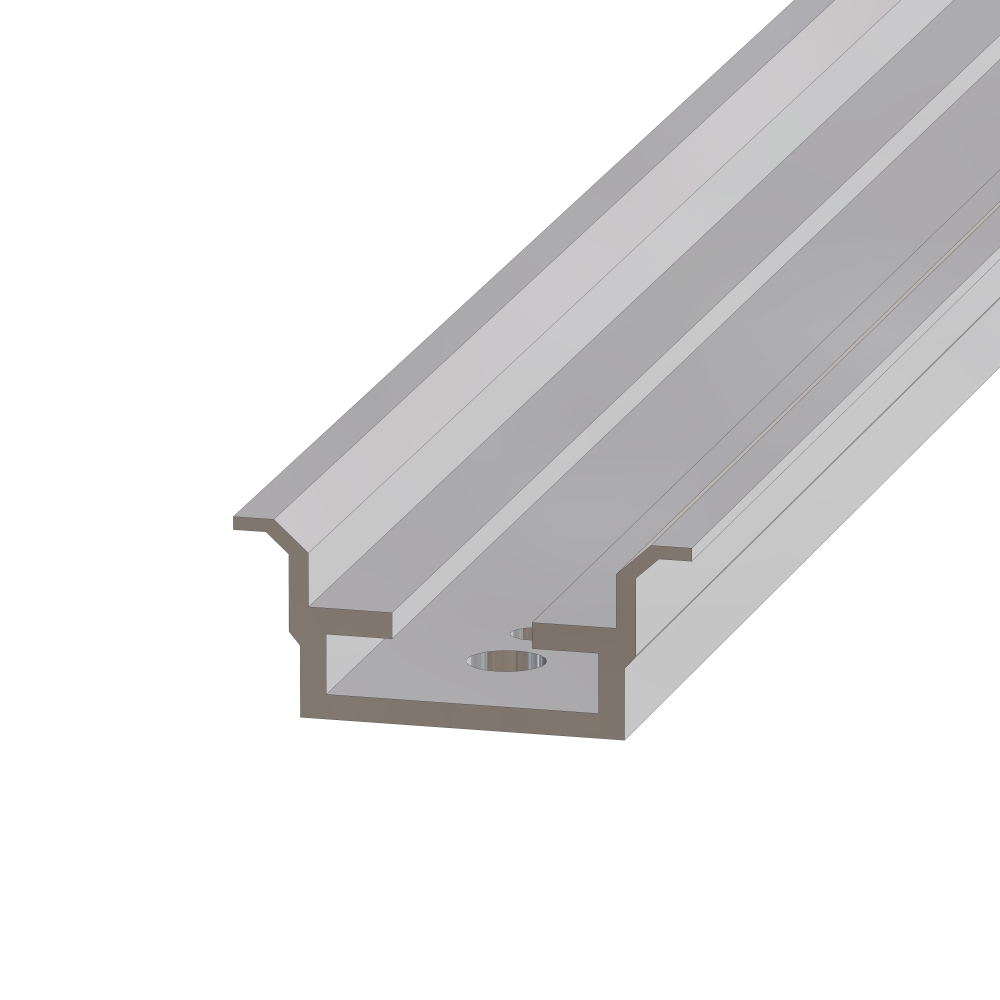 Alu H/C Rail for 495mm ACIL Slotted Front Plates, Wide 2