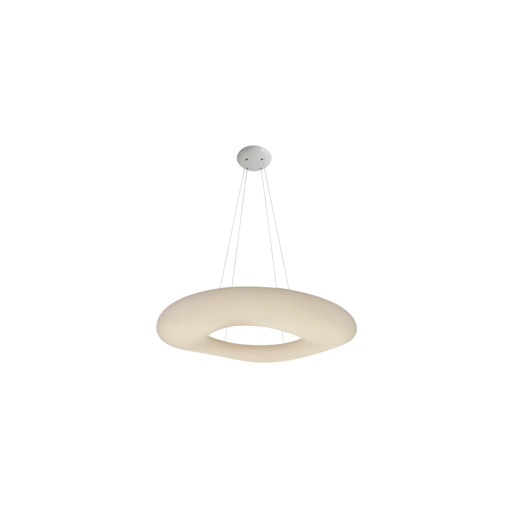 Anel PL LED 80W 6400lm 3000K 220-240V IP20 alb