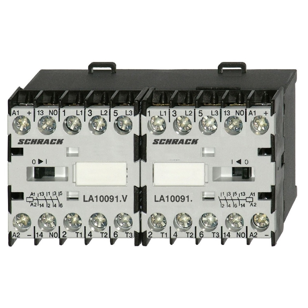 Ansamblu inversor sens 4kW 24VAC interblocat mecanic + 1ND