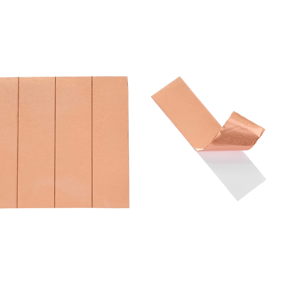 Bandă de cupru pentru fixarea ecranajului 35x9mm, 1.500 buc.