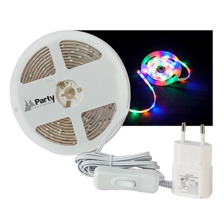 Banda led rgbww 3m cu alimentator