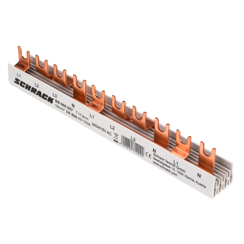 Bara colectoare 1xdif.4p+1xsig.aut.(3+N)+1x(1+N) 10UH