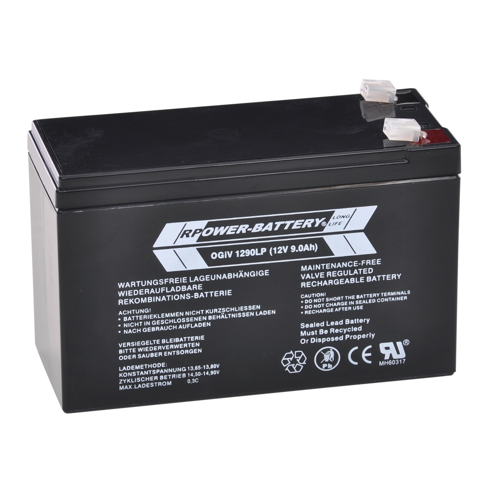 baterie RPower GiV high current 12V/9,0Ah (C20)