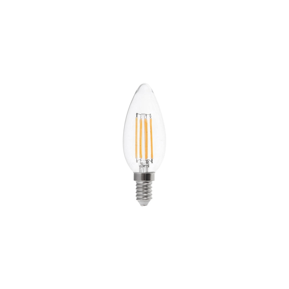 BEC LED E14 6W CU FILAMENT 4000K ALB NEUTRU