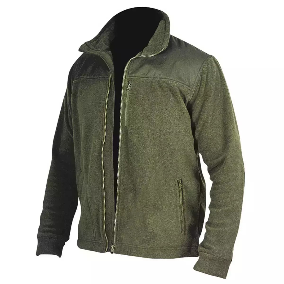 Bluză polar cu insertii 280g/m2,mărime.xxxl,culoare verde-army
