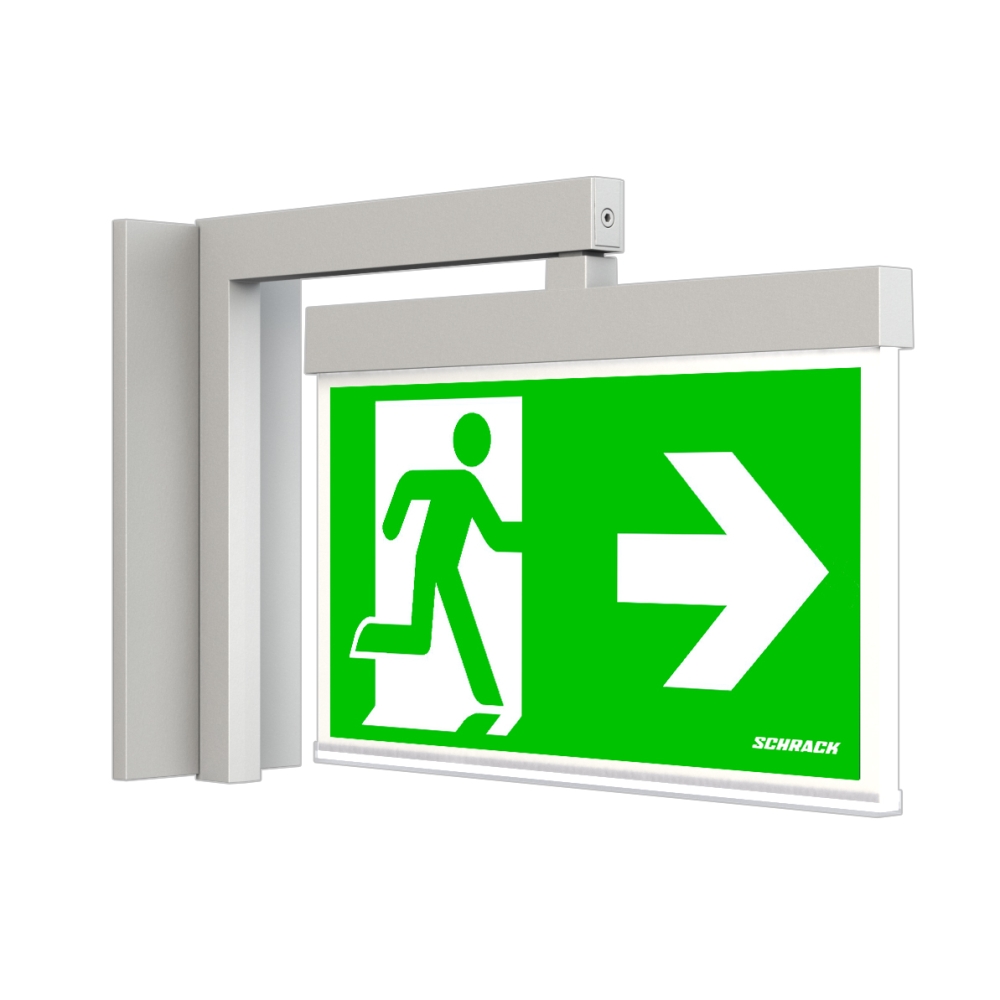 C.il. Siguranta AM alb, incastrat perete cu brat