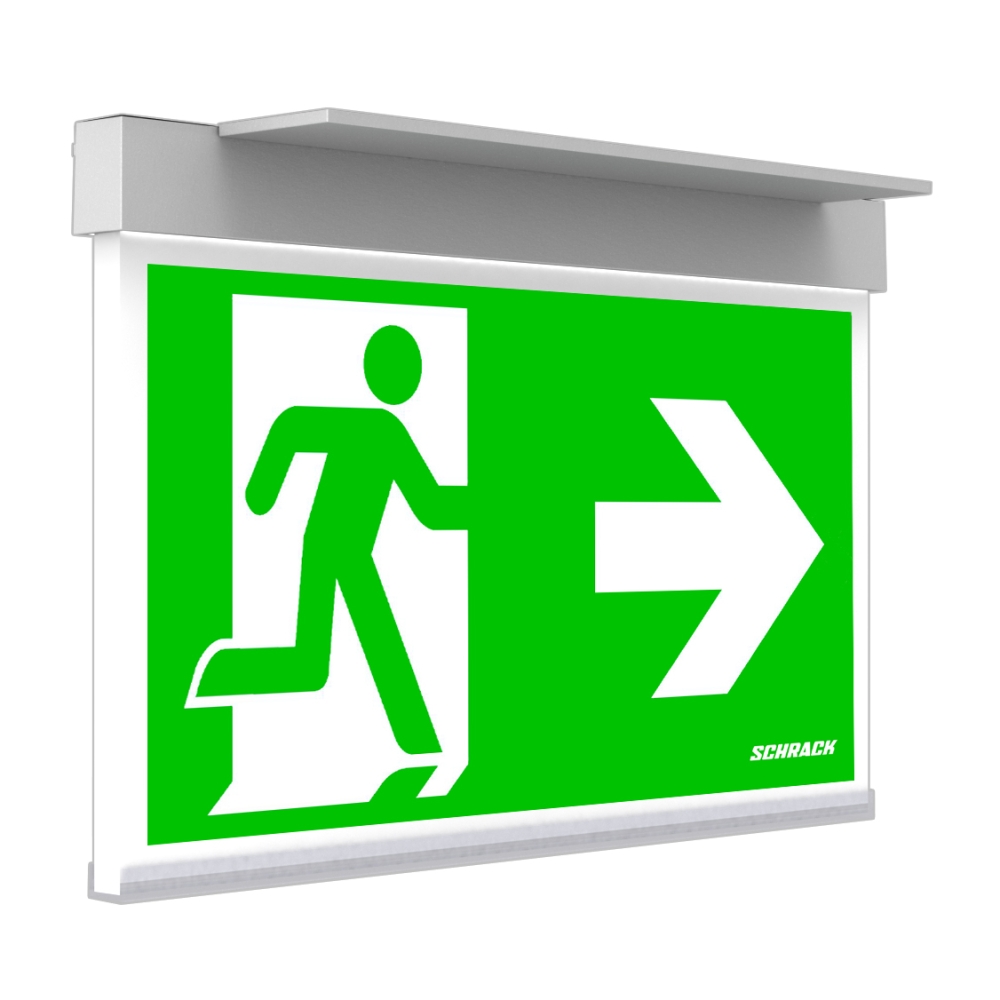 C.il. Siguranta AM alb, LED, incastrat tavan