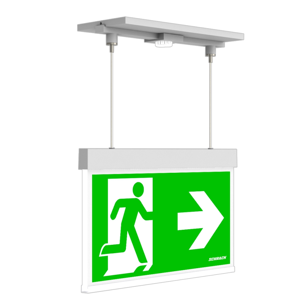 C.il. Siguranta AM Duo alb, LED, suspendat incastrat