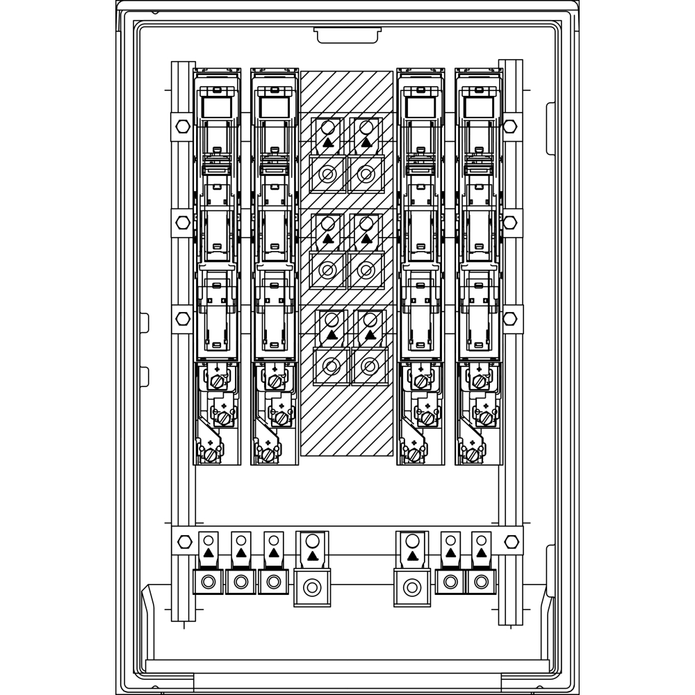 cable distribution cabinet Fr 1NHS00