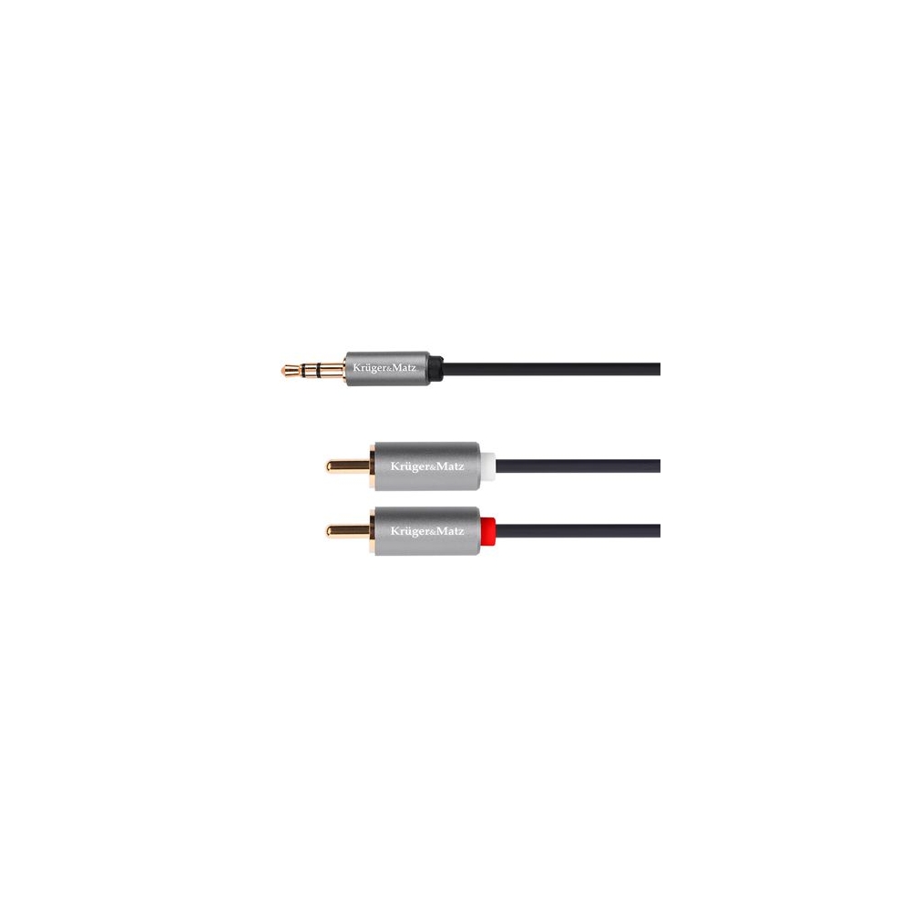 CABLU JACK 3.5 - 2RCA 1M BASIC K&M