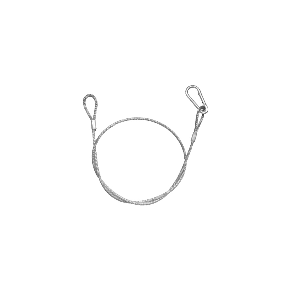 CABLU OTEL CU CARABINA 87CM/2MM