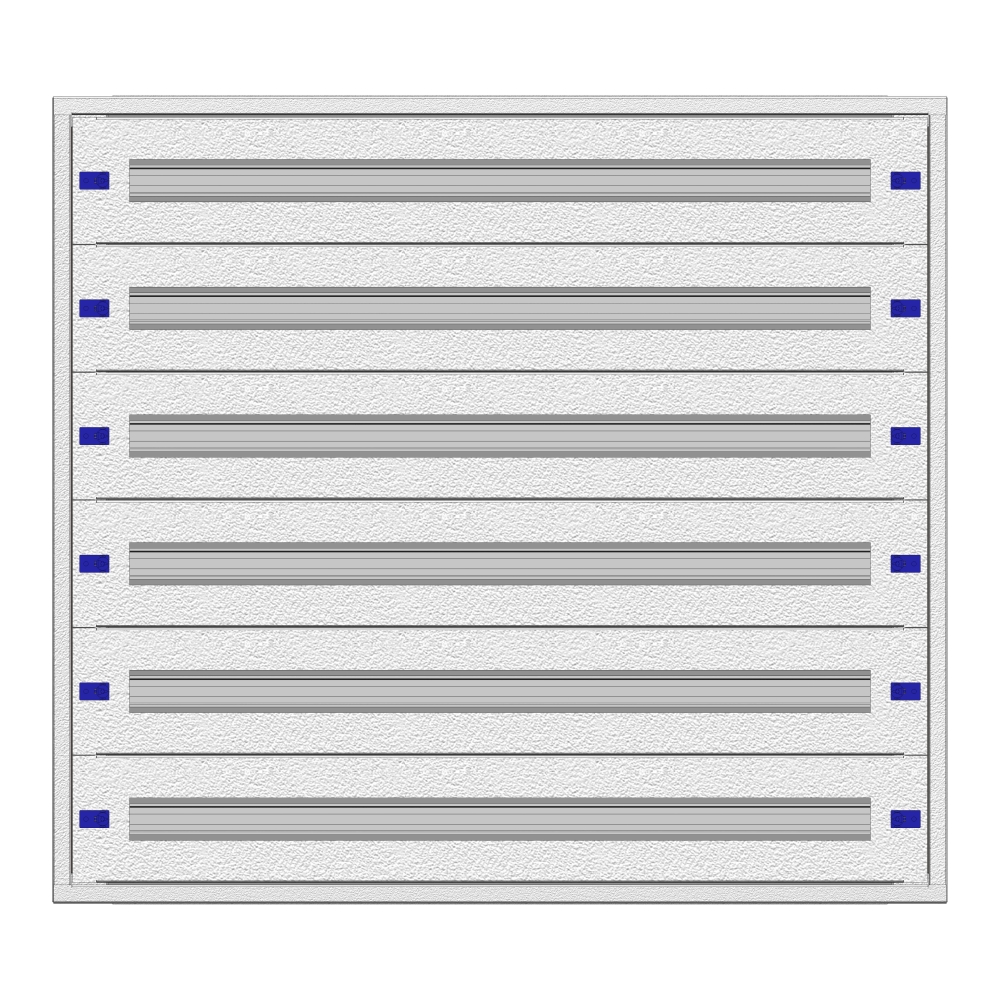 Cadru montaj compl. 4-18UV, 6 şine, plastr.plastic