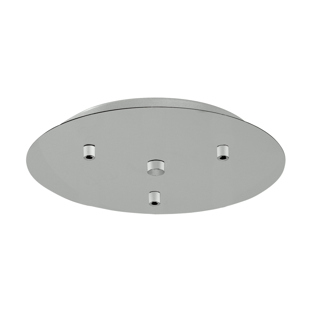 Canopy 3-fold, surface mounted dust-grey (RAL 7037)
