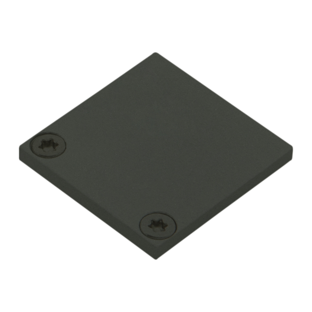 Capac de capăt profil TBF unghiular &icirc;nchis negru