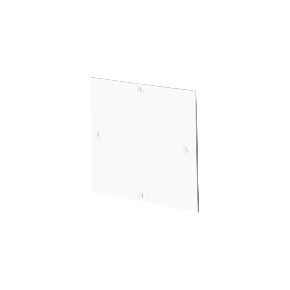 Capac pătrat pentru doze aparat multiple, perete solid