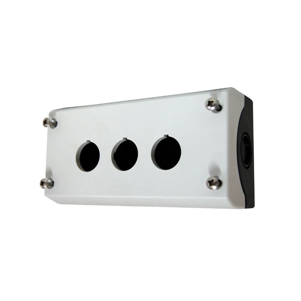 Carcasa lampa semnalizare 3 aparate gri