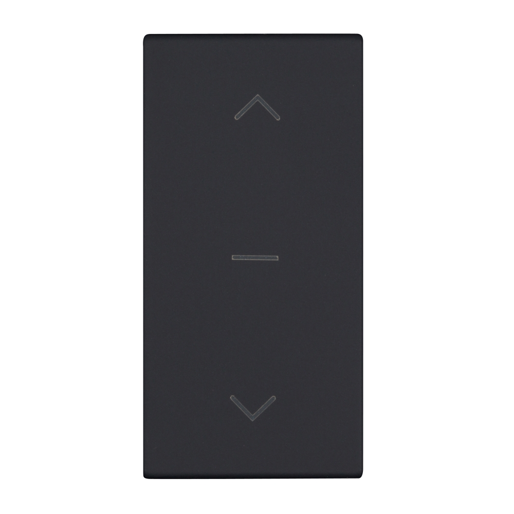 Clapetă cdă. jaluzele cu simbol SĂGEATĂ SUS/JOS, 1M, negru