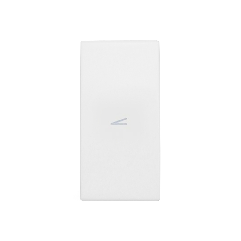 Clapetă cu simbol DIMMER, 1M, alb