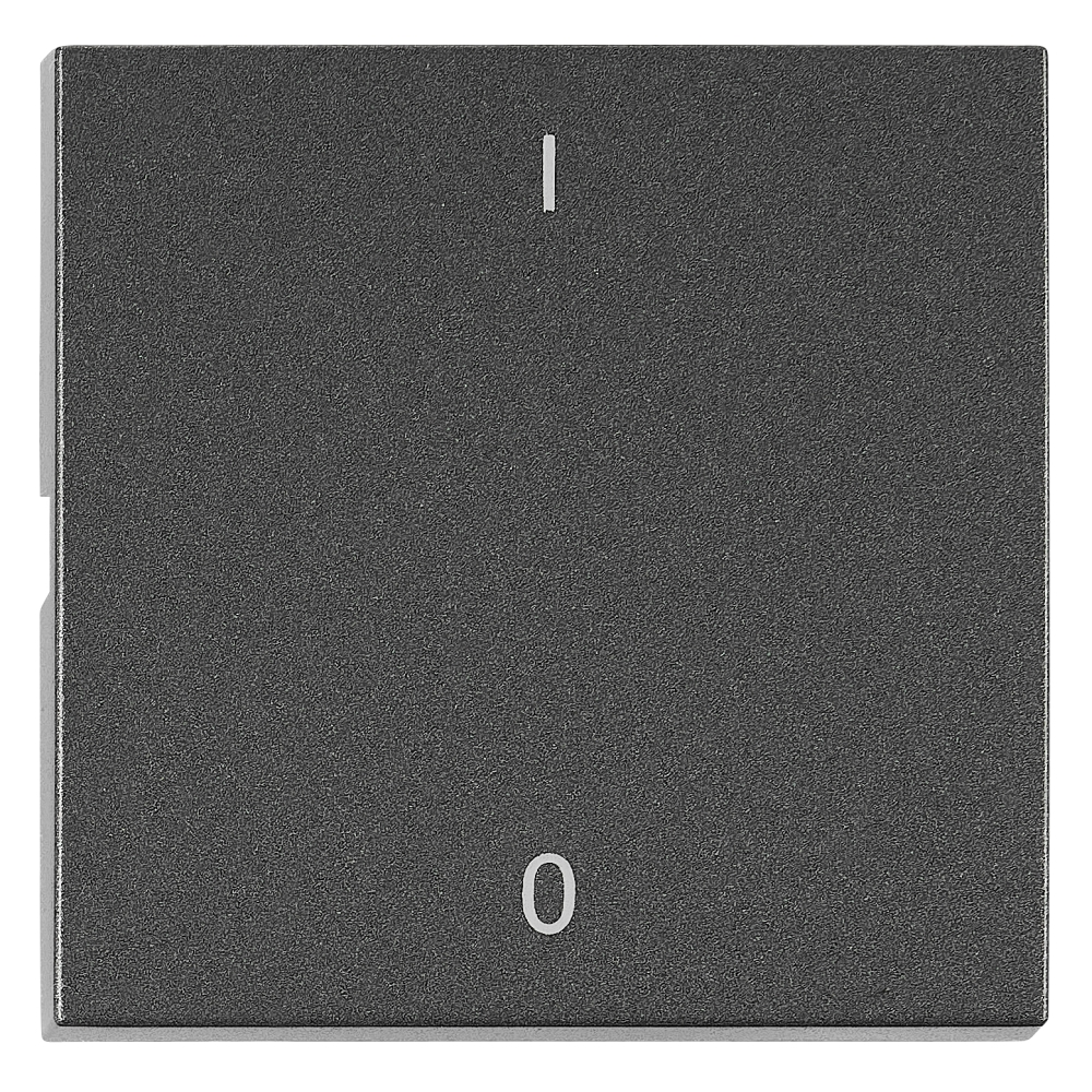 Clapetă cu simbol I/0, antracit