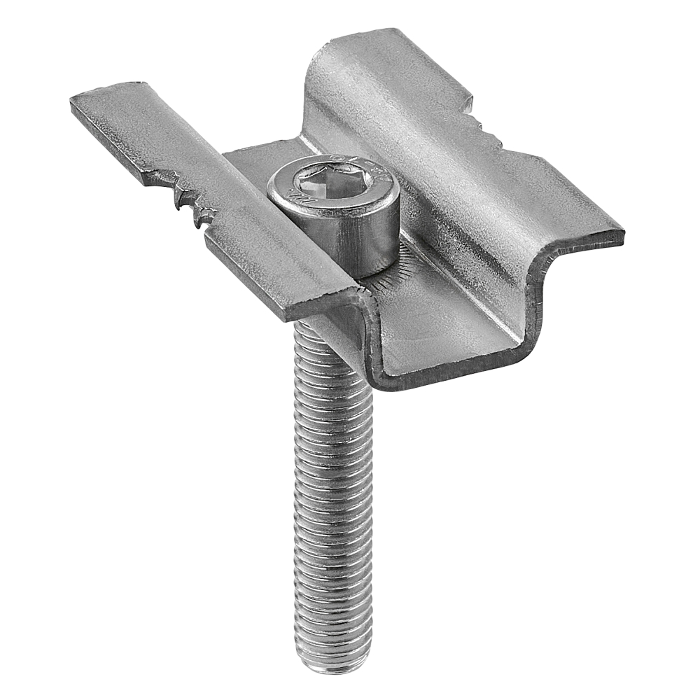 Clemă centrală fotovoltaică 30-40 mm cu șurub de fixare