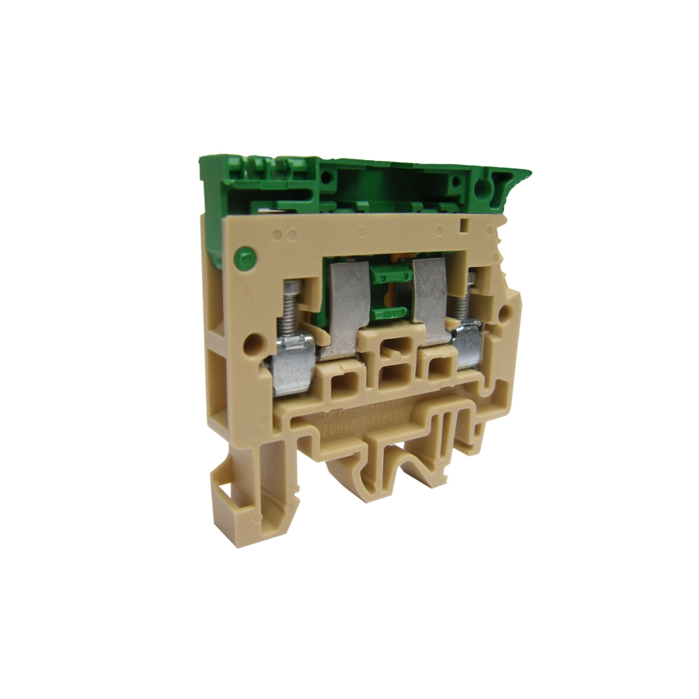 Clemă cu fuzibil tip SFR.4, bej/0,2-6 mm&sup2;