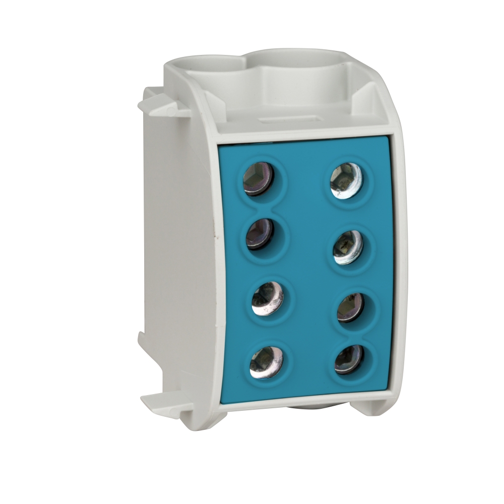 Clemă de derivaţie Cu-Al, 70mmp, 1p. izolată-albastră