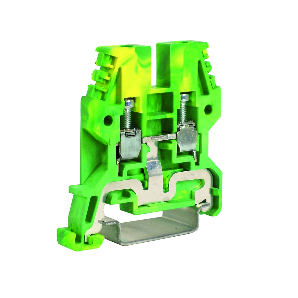 Clemă de &icirc;mpăm&acirc;ntare TEO.4, galb/ver/0,5-6 mm&sup2;