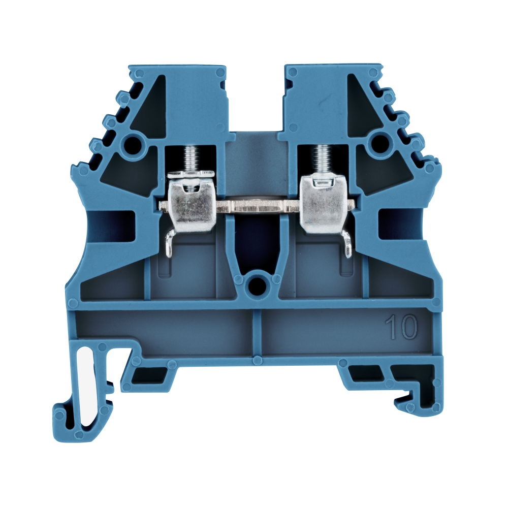 Clemă de nul, conex. cu şurub tip AVK 2,5, albastru, 2,5 mmp