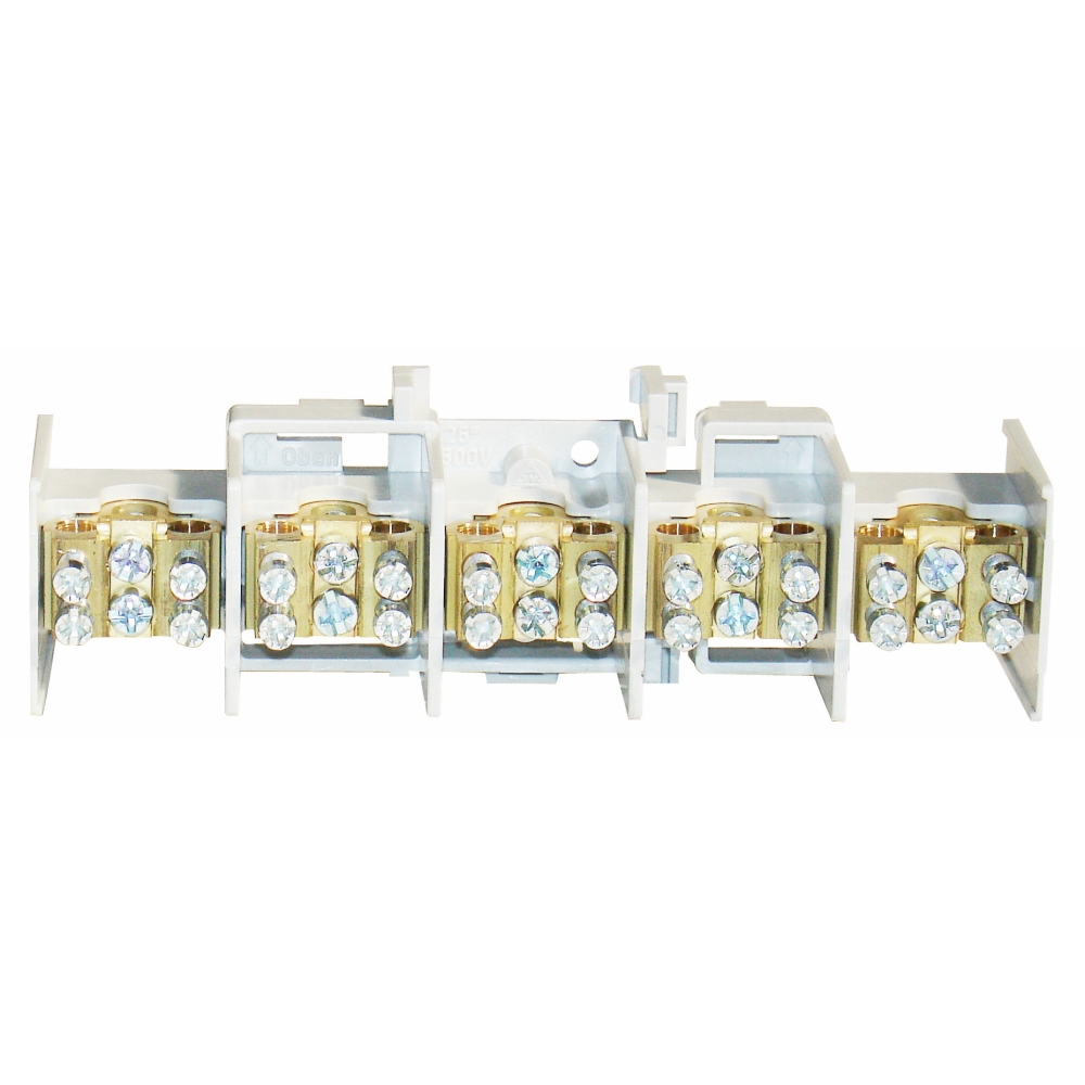 Clemă derivaţie 5 module, 5x25mm&sup2; fiecare cu 2x16mm&sup2;