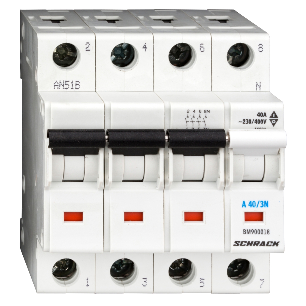 Comutator modular 3poli+N 40A